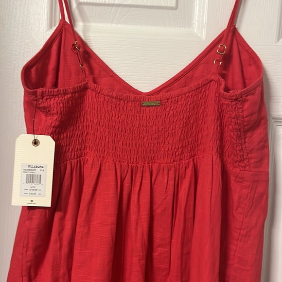 NWT Billabong: Maxi dress, fuscia; size Large - Picture 4 of 4